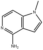 1H-Pyrrolo[3,2-c]pyridin-4-amine,1-methyl-(9CI) 구조식 이미지