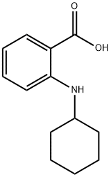 2-CYCLOHEXYLAMINO-BENZOIC ACID Structure