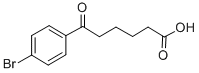 6-(4-브로모페닐)-6-OXOHEXANOICACID 구조식 이미지
