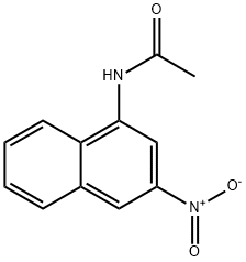 N-(2-니트로-나프탈렌-4-일)-아세타미드 구조식 이미지