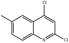 2,4-디클로로-6-메틸퀴놀린 구조식 이미지