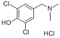 2,6-DICHLORO-4-[(DIMETHYLAMINO)METHYL]PHENOL HYDROCHLORIDE Structure