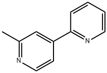 2'-Methyl-[2,4']bipyridinyl 구조식 이미지