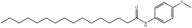 HexadecanaMide, N-(4-Methoxyphenyl)- Structure