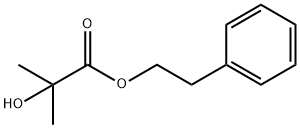 2-Hydroxy-2-methylpropanoic acid 2-phenylethyl ester Structure