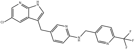PLX3397 (Pexidartinib) Structure