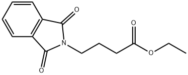 1,3-디옥소이소인돌린-2-부티르산에틸에스테르 구조식 이미지