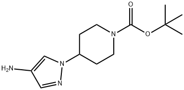 4-AMino-1-(1-Boc-4-piperidyl)pyrazole 구조식 이미지