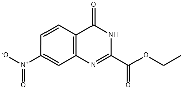 Ethyl 7-nitro-4-oxo-3,4-dihydroquinazoline-2-carboxylate 구조식 이미지