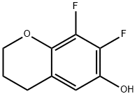 2H-1-Benzopyran-6-ol, 7,8-difluoro-3,4-dihydro- 구조식 이미지