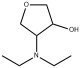 TRANS-4-(DIETHYLAMINO)TETRAHYDROFURAN-3-OL Structure