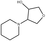 TRANS-4-(PIPERIDIN-1-YL)TETRAHYDROFURAN-3-OL Structure