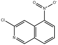 3-CHLORO-5-NITROISOQUINOLINE Structure
