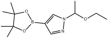1-(1-ethoxyethyl)-4-(4,4,5,5-tetramethyl-1,3,2-dioxaborolan-2-yl)-1H-pyrazole Structure