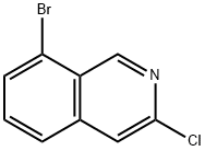 8-broMo-3-chloroisoquinoline Structure
