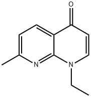 1-ethyl-1,4-dihydro-7-methyl-4-oxo-1,8-naphthyridine 구조식 이미지