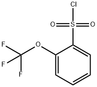 2-(Trifluoromethoxy)benzene-1-sulfonyl chloride 구조식 이미지