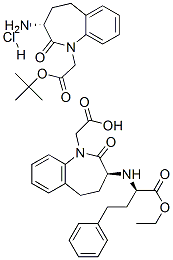 (S)-3-Amino-2,3,4,5-Tetrahydro-2-Oxo-1H-1-Benzazepine-1-AceticAcid1,1-DimethylEthylEster,BenazeprilHcl 구조식 이미지