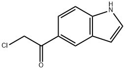 Ketone, chloromethyl indol-5-yl (6CI) Structure
