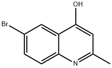 6-BROMO-2-METHYL-4-QUINOLINOL Structure