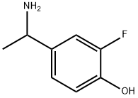 4-(1-aminoethyl)-2-fluorophenol(SALTDATA: HBr) Structure