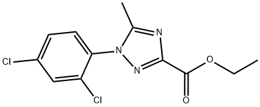 Ethyl1-(2,4-dichlorophenyl)-5-methyl-1H-1,2,4-triazole-3-carboxylate Structure