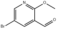 5-BROMO-2-METHOXY-PYRIDINE-3-CARBALDEHYDE 구조식 이미지