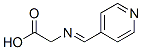 Glycine, N-(4-pyridinylmethylene)- (9CI) Structure