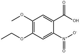 4-에톡시-5-메톡시-2-니트로벤조산 구조식 이미지