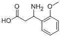 DL-3-Amino-3-(2-methoxyphenyl)propionic acid 구조식 이미지