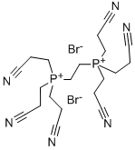 ethylenebis[tris(2-cyanoethyl)phosphonium] dibromide Structure