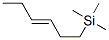 3-헥세닐트리메틸실란 구조식 이미지