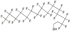 3,3,4,4,5,5,6,6,7,7,8,8,9,9,10,10,11,11,12,12,13,13,14,14,15,15,16,16,16-Nonacosafluorohexadecane-1-thiol Structure