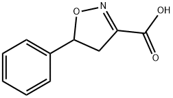 5-페닐-4,5-디히드로이속사졸-3-카르복실산 구조식 이미지