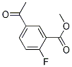 Methyl 5-acetyl-2-fluorobenzoate Structure