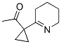 Ethanone, 1-[1-(3,4,5,6-tetrahydro-2-pyridinyl)cyclopropyl]- (9CI) 구조식 이미지