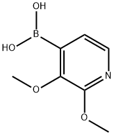 붕소산,B-(2,3-DIMETHOXY-4-PYRIDINYL)- 구조식 이미지