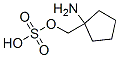 Cyclopentanemethanol, 1-amino-, hydrogen sulfate (ester) (8CI) Structure