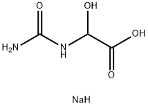 GLYOXYLUREA SODIUM SALT Structure