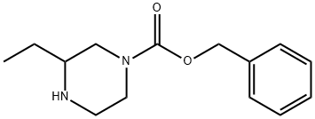 3-Ethylpiperazine, N1-CBZ protected Structure