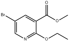 Methyl 5-bromo-2-ethoxynicotinate 구조식 이미지