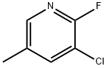 3-Chloro-2-fluoro-5-methylpyridine Structure