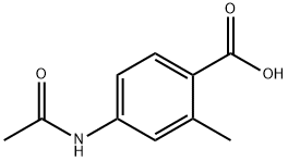 4-ACETAMIDO-2-METHYLBENZOIC ACID 구조식 이미지