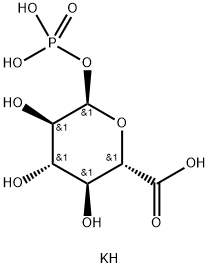 A-D-GLUCURONIC ACID 1-PHOSPHATE*TRIPOTAS SIUM Structure