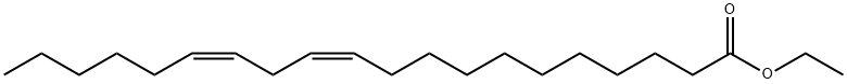 CIS-11,14-EICOSADIENOICACID에틸에스테르 구조식 이미지