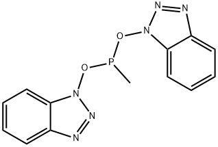 methyl-O,O-bis(1-benzotriazolyl)phosphate Structure