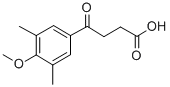 4-(3,5-DIMETHYL-4-METHOXYPHENYL)-4-OXOBUTYRIC ACID Structure