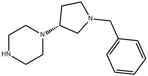 (R)-1-(1-benzylpyrrolidin-3-yl)piperazine Structure