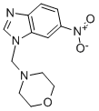 1H-Benzimidazole, 1-(4-morpholinylmethyl)-6-nitro- Structure