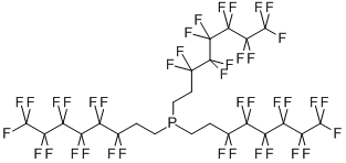 TRIS(1H,1H,2H,2H-PERFLUOROOCTYL)PHOSPINE Structure